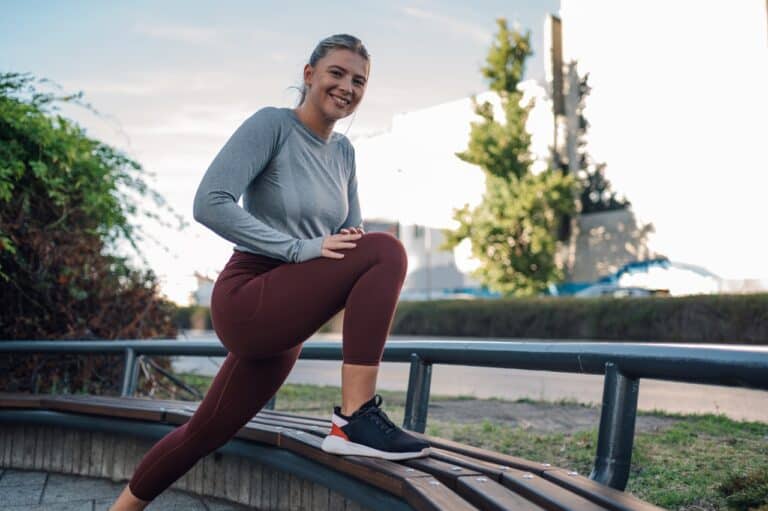 woman exercising